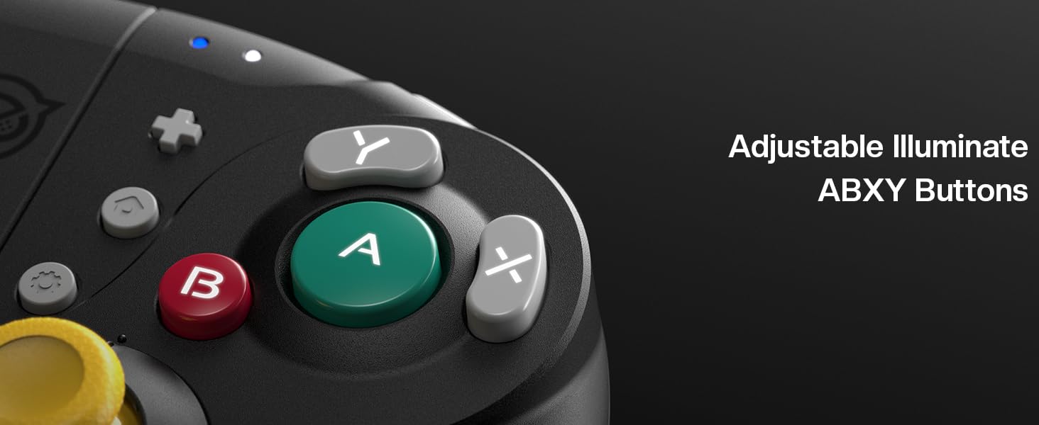 NYXI Wizard Black GameCube Controller for Switch – Wireless Bluetooth, Magnetic Joystick & Mechanical Trigger, Perfect Gift for Gamers Turbo Rechargeable Console Adjustable Smartphone NYXI Wizard Black GameCube Controller for Switch – Wireless Bluetooth, Magnetic Joystick & Mechanical Trigger, Perfect Gift for Gamers Turbo Rechargeable Console Adjustable Smartphone
