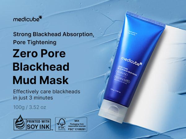 [medicube] Zero Pore Blackhead Mud Mask |  3 min mud mask |  pore care | Strong Blackhead Absorption |