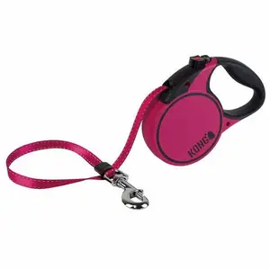 Kong Fuchsia Retractable Terrain Leash - Small