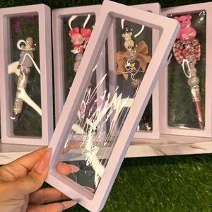 Luxury Floating Display Case for Beaded Pens | Gift Box Holder | Clear Frame Pen Display