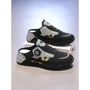 Men's Casual Breathable Lightweight Slides, Fashionable Slides for Beach, Daily Commuting Sports Shoes for Young People, Boy