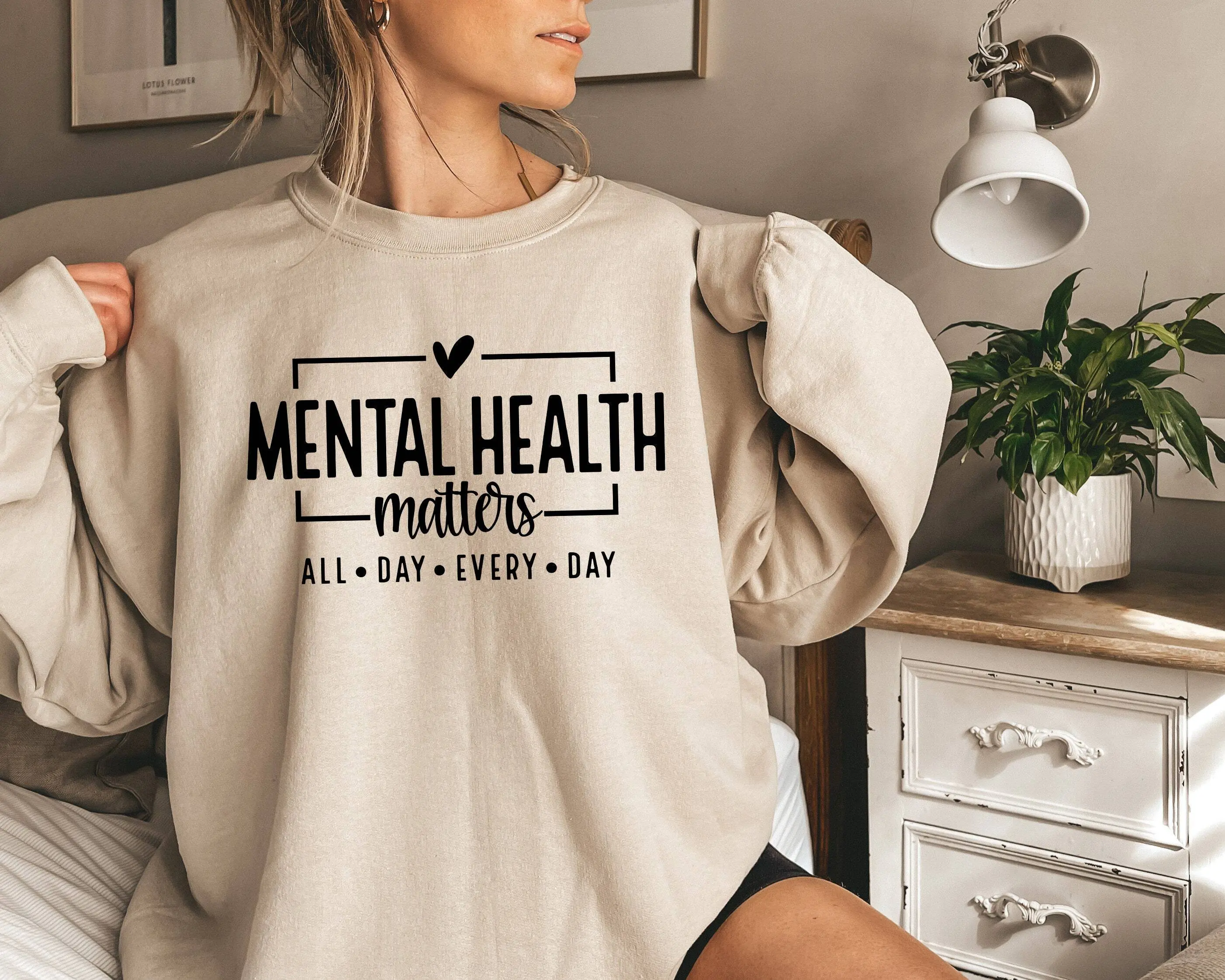 Mental Health Matters Shirt, All day every day, Women Mental Health, Anxiety, Motivational Shirt, Therapist Shirt, Psychologist Tshirt