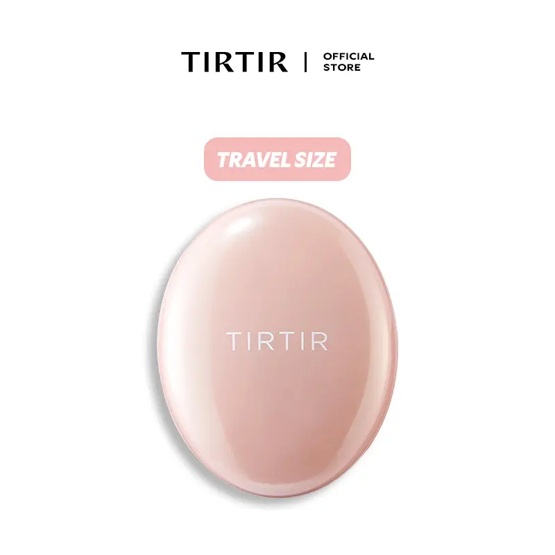 [TIRTIR Official]  Travel Size Mask Fit All Cover Pink Cushion 4.5g | High coverage Matte Finish Concealer Foundation Korean Cushion Makeup