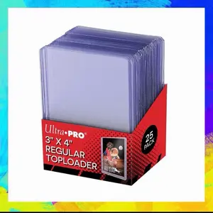 Ultra Pro 3" x 4" Clear Regular TOPLOADER (25ct) for Standard Size Cards
