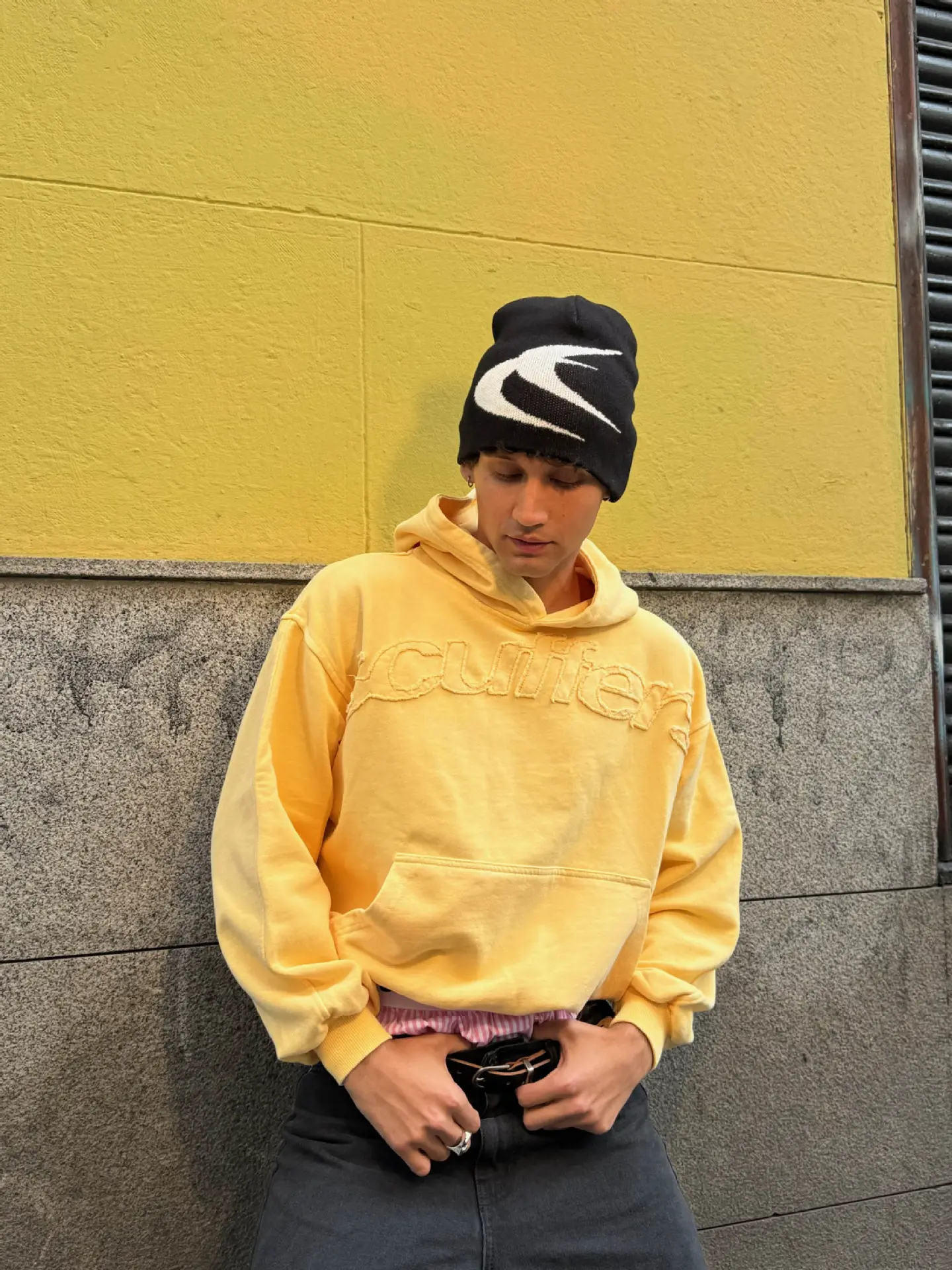 American cross-border scuffers letter casual hooded sweatshirt street style high quality loose pullover hoodie for men and women