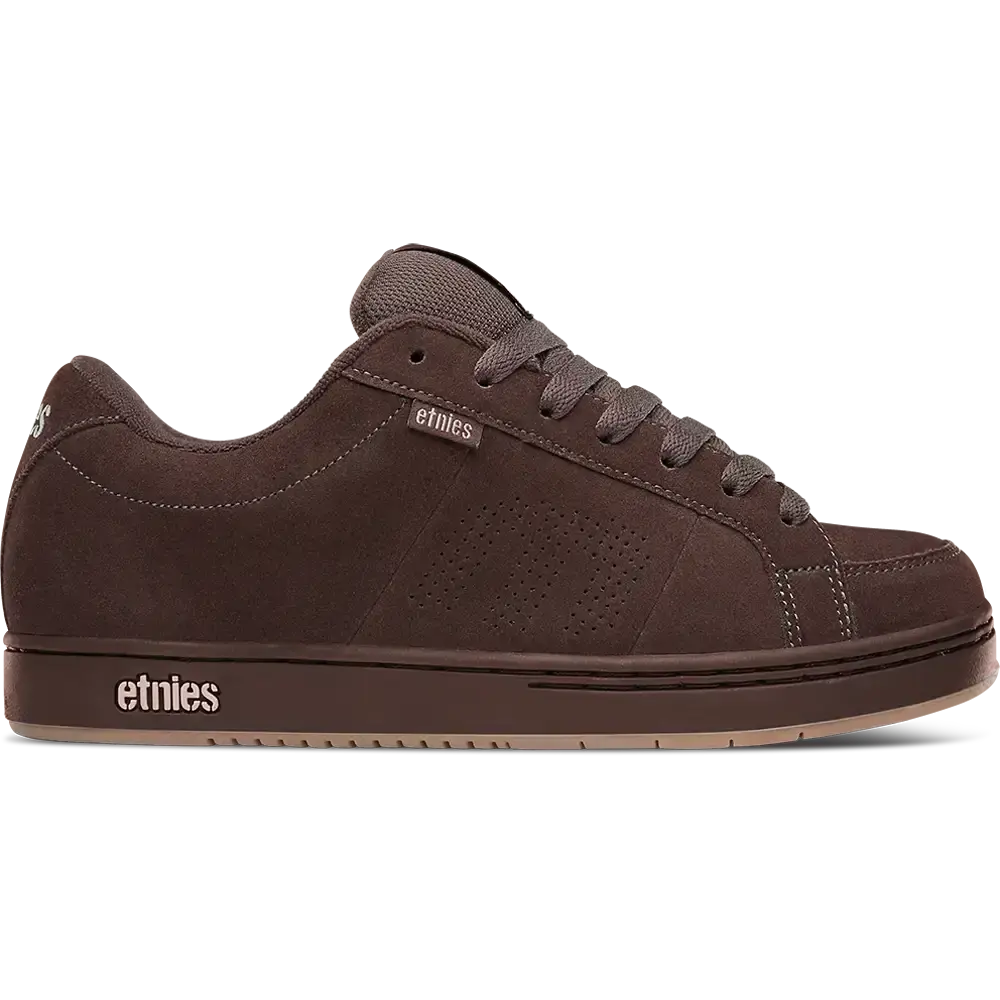 etnies Kingpin Heritage Boy's Suede Sneakers - 90s Retro Puffy Skate Style Footwear with Laces, Padded Collar, and Durable Cupsole, Sports Shoes, Casual, Rubber, Cool Kicks, Walking Shoes, Shoes For School
