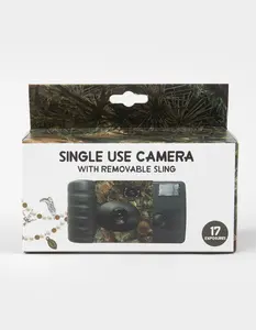 AUDIOLOGY Disposable Camera with Removable Sling, Camoflauge