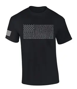 Mens Christian Shirt Patriotic American Flag John 3:16 Scripture American Flag Sleeve T-shirt Graphic Tee