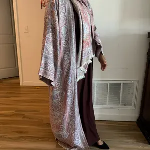 Pashmina open abaya