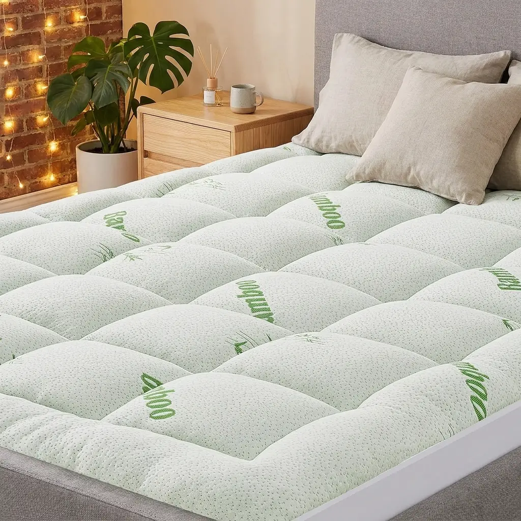 【Home Essentials】WeCharmer Extra Thick Mattress 1000&500 GSM Topper, Down Alternative Overfill Plush Mattress Pad, Cooling Pillow Top with 8-21Inch Deep Pocket,summerwins,back to school,back to school shopping,home decor