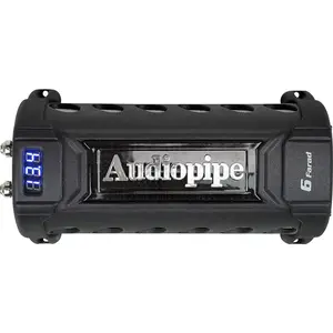 Audiopipe 6 Farad Capacitor w/ Digital Display & Status Indicator ACAP-D6000