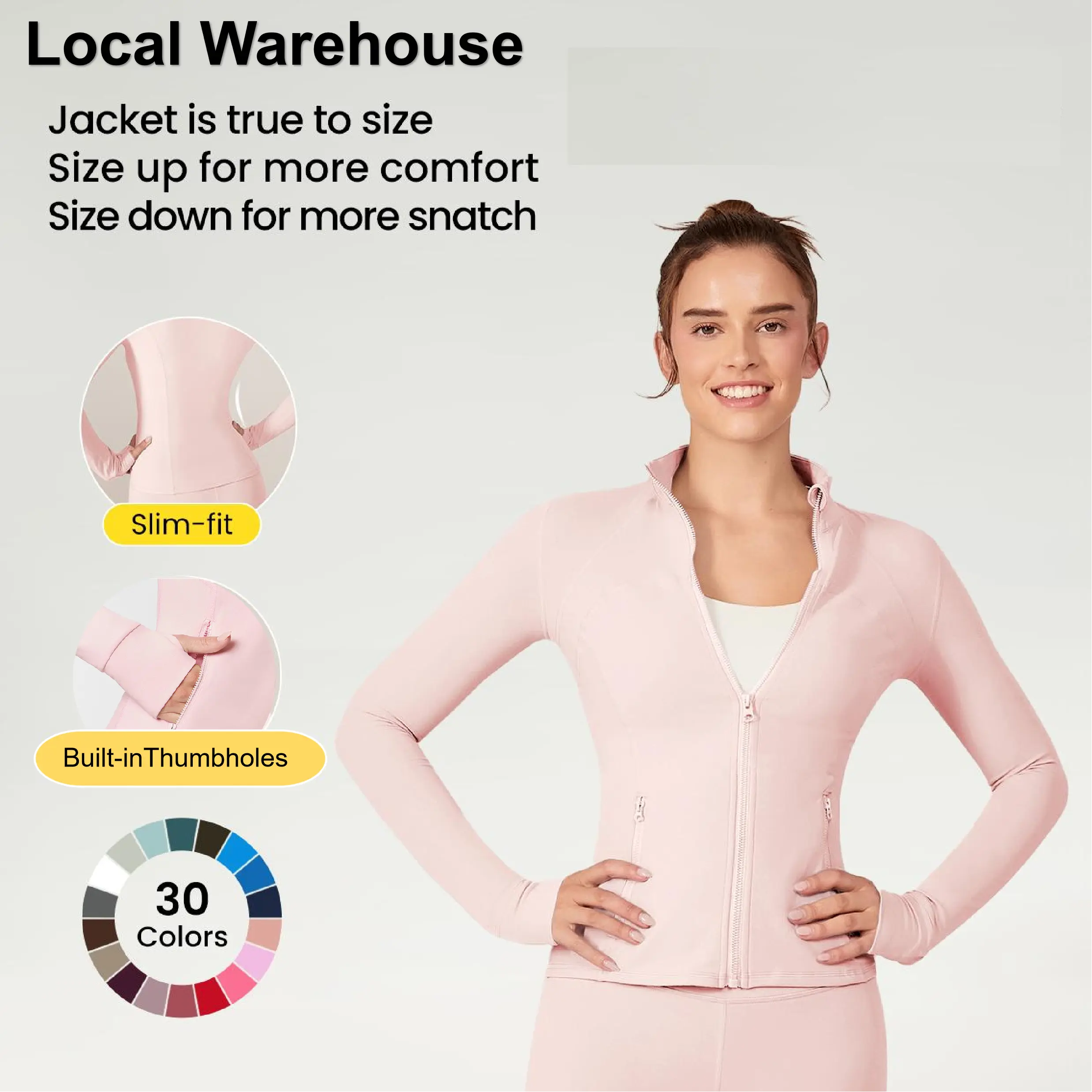GLOWMODE FeatherFit Slim-It Streamline Performance Jacket