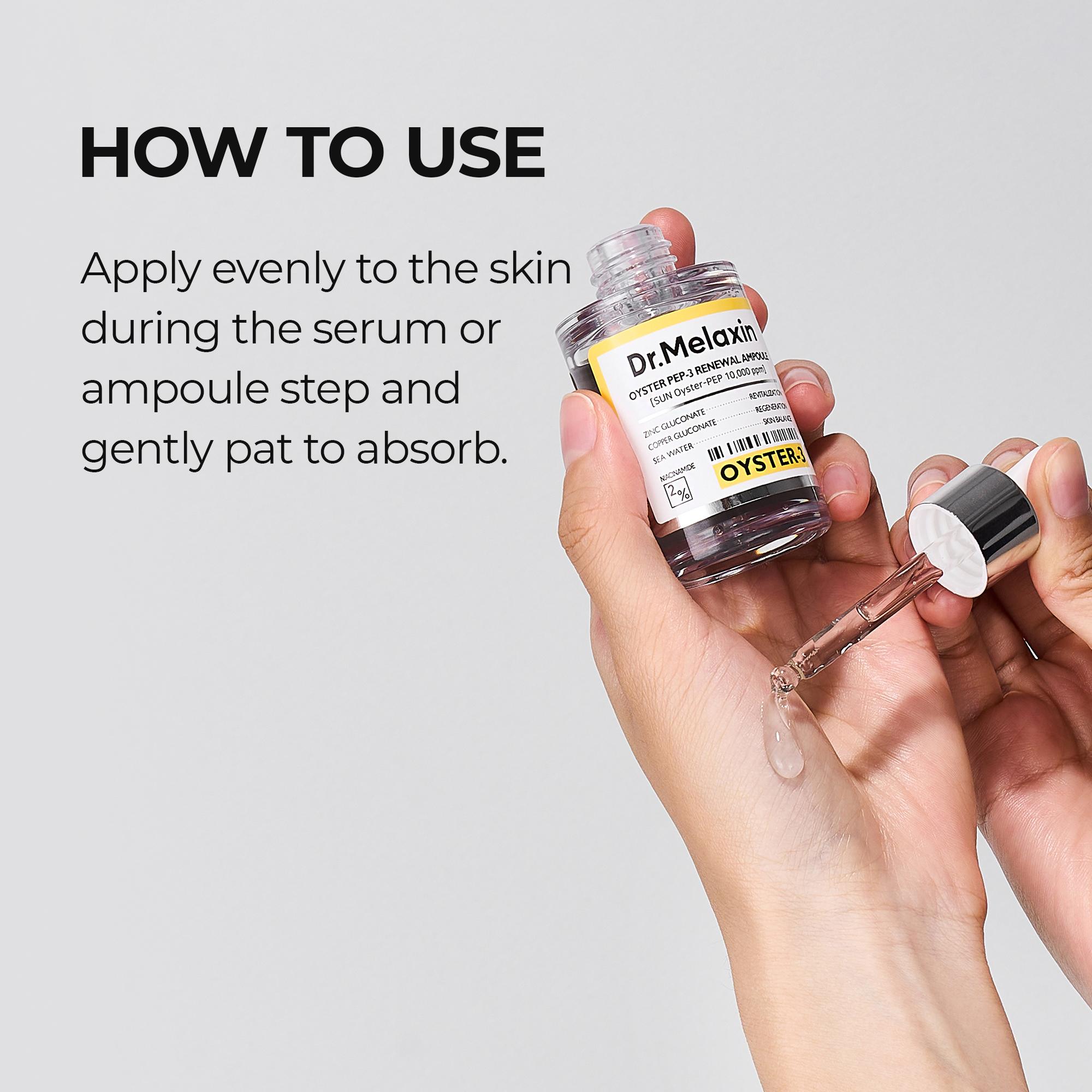 [Dr.Melaxin Official] Oyster Pep-3 Serum & Cream | Anti-aging, Wrinkles, Elasticity, Dull Skin, Firming | Korean Cosmetics