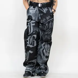 FB County Tatted Up Hard Denim Pants