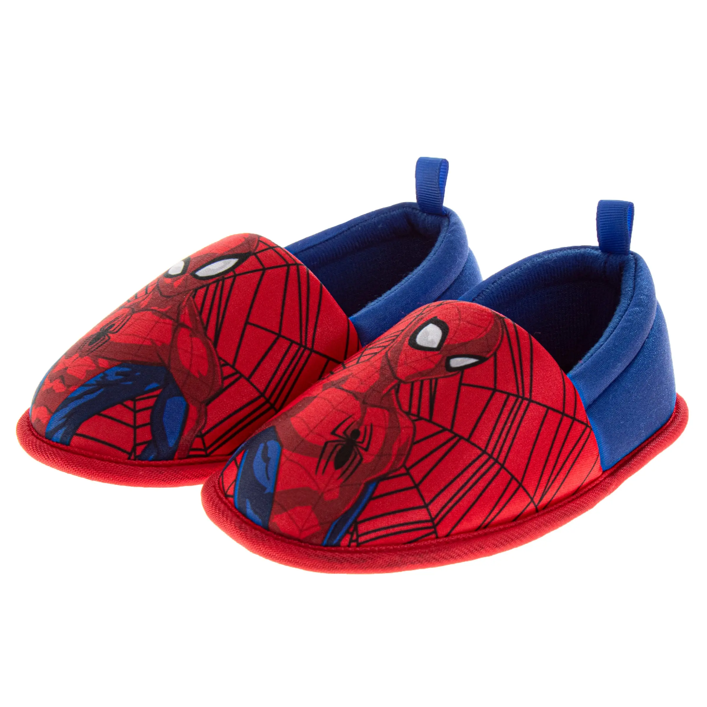 Spider-man Boys Slippers House Shoes Indoor Cozy Plush Slippers Size Toddlers