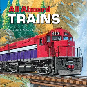 All Aboard Trains (All Aboard 8x8s) Paperback – Picture Book, March 15, 1989