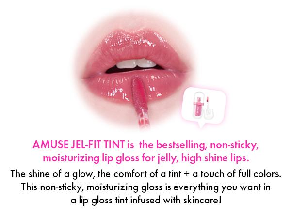[AMUSE Seoul Official] JEL-FIT TINT | 8 Shades Lip Product Lipstick Lip stain LIPTINT