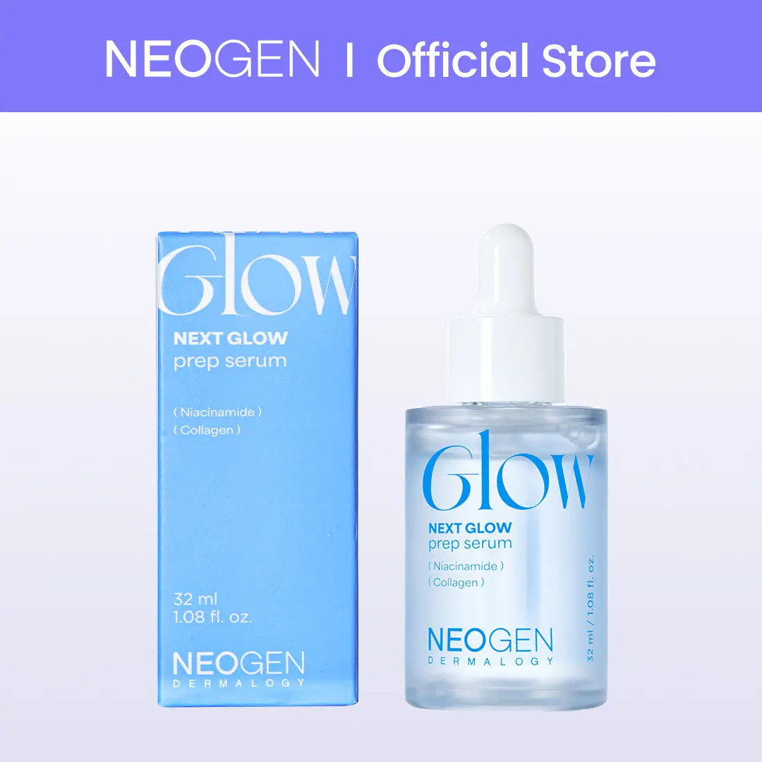 [NEOGEN Official] Next Glow Prep Serum 32ml | Hydrating & Skin-Priming Serum | Glow Boosting Pre-Skincare Essence for Smooth Makeup Base | Korean Skincare Serum