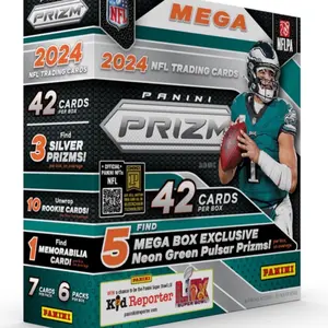 Panini 2024 Prizm Football Mega Box Pack                        *SINGLE PACK*