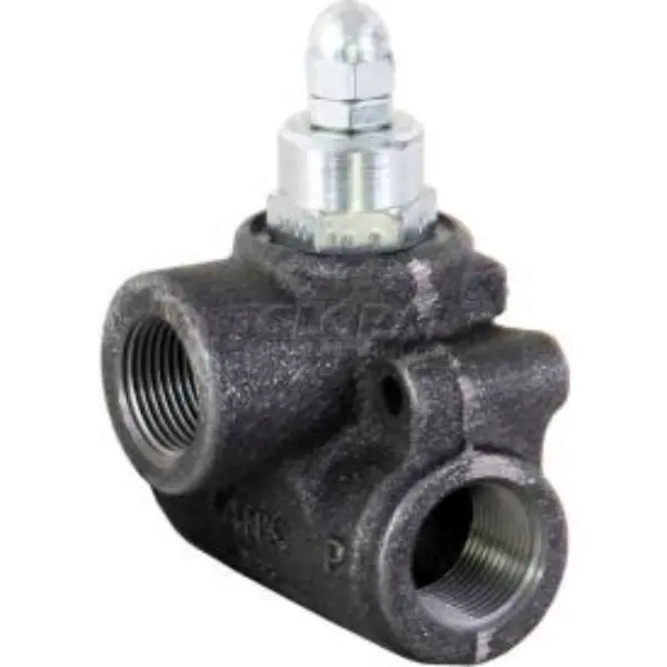 Buyers Products B922708 HRV10018 Superior Materials All-Seasons Mechanical In-Line Pressure Relief Valve - 1" NPT Threads, 30 GPM Flow, 1501-3000 PSI Range, 2.43 lbs, 1.75" H x 2.75" W x 5.5" L