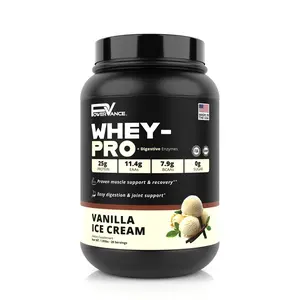 Powervance Whey-Pro Protein – Vanilla Ice Cream | 25g Protein, Zero Sugar