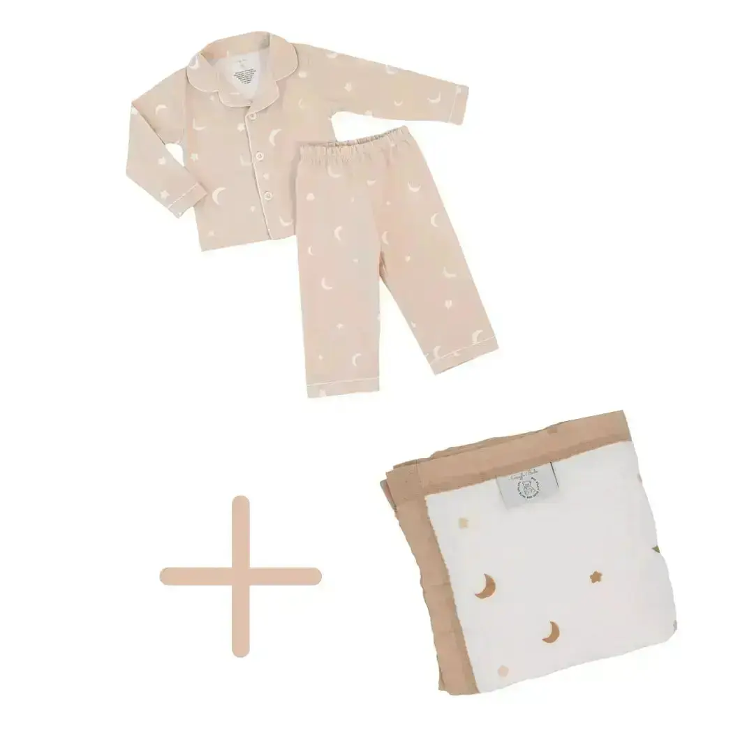 Moonlit Blanket + Moonlit Classic Pajamas Bundle