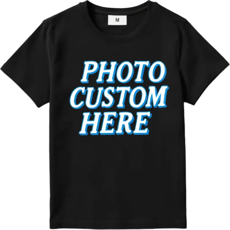 Custom Logo Comfort Summer T-Shirt, Personalized Photo Print Tee, Breathable Short Sleeve O-Neck Shirt, Custom Brand Graphic T-Shirt for Men Women, Casual Oversized Cotton Style Tee, DIY Design Streetwear Top, Trendy Unisex Summer Fashion Shirt