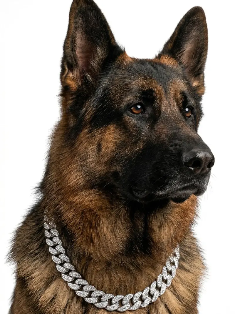Gold rottweiler chain collar - TikTok Shop