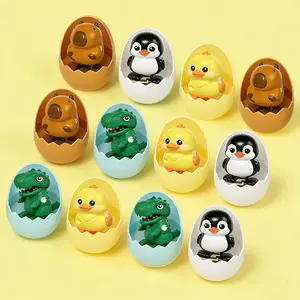 The best Easter Eggs Wind Up Dinosaur in Egg Hopping Duck Capybara Penguin Easter Egg Hunt Prizes Classroom Rewards Party Favors for Boys Girls Spring Gift No Candy Easter Treats toy