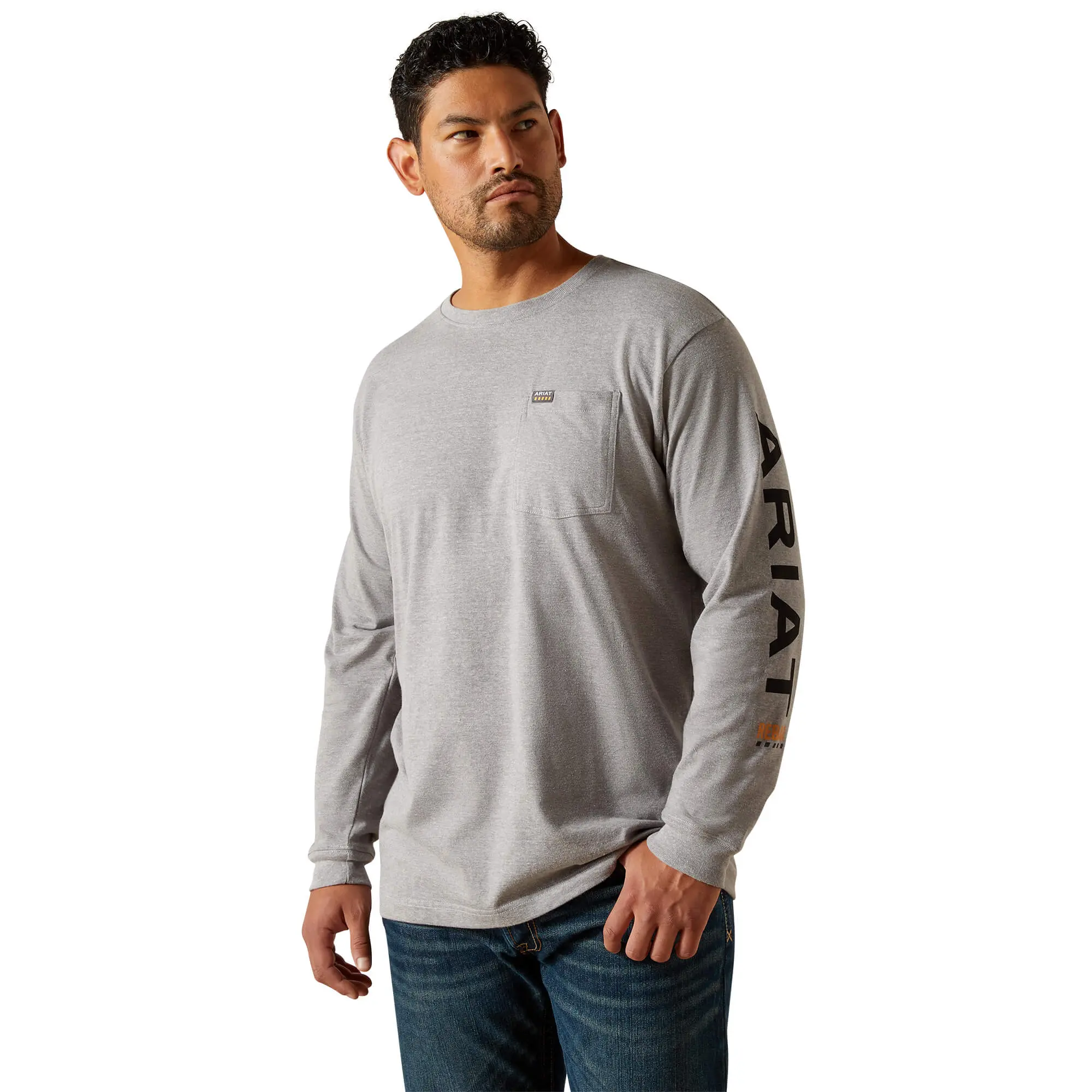 Men's Rebar Strong Standard Logo Pocket T-Shirt