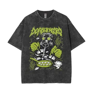 Y2k Tshirt Men Clothing New in Top & Tees Mens T-Shirt Washed Vintage Anime Dorohedoro Ebisu Noi Nikaido Kaiman Graphic5