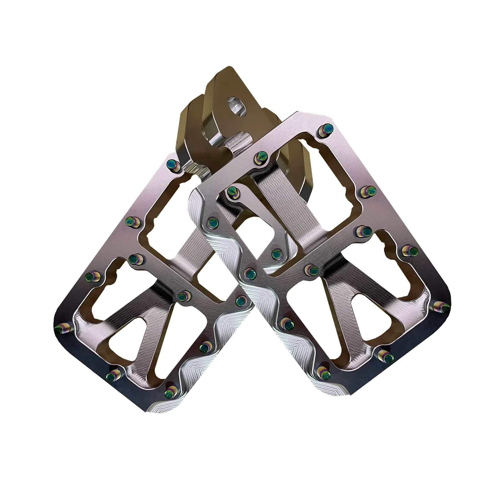 CNC Aluminum Alloy Colored Footrests for Surron LBX, LBS, for Segway X260, X160, Pegs for Talaria MX3, MX4, XXX, for EridePro SR, SS, for 79bike Falcon Pro GT - Dirt Bike Motorbike Modified Pedals Motorcycle Accessories