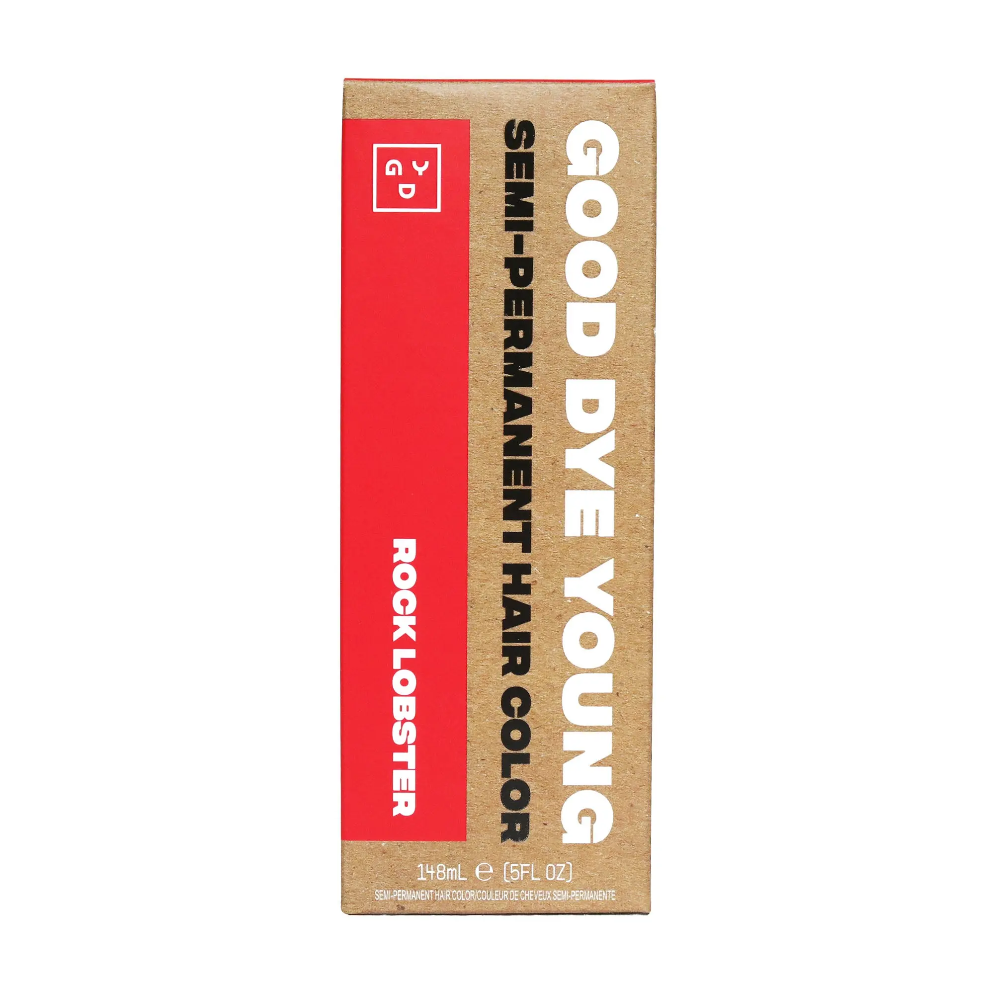 Electric Red Semi-Permanent Hair Dye – Good Dye Young Rock Lobster  | Vegan, Cruelty-Free, Non-Damaging, Conditioning Formula | 16–24+ Washes