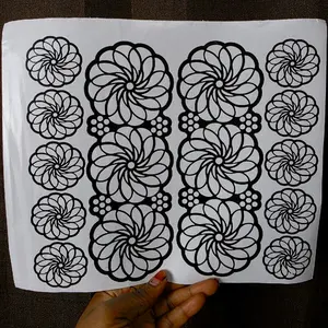 Full Hand Bridal Henna Stencil for Temporary Tattoos Perfect for Weddings & Parties Easy Application & Removal Affordable Sticker Design