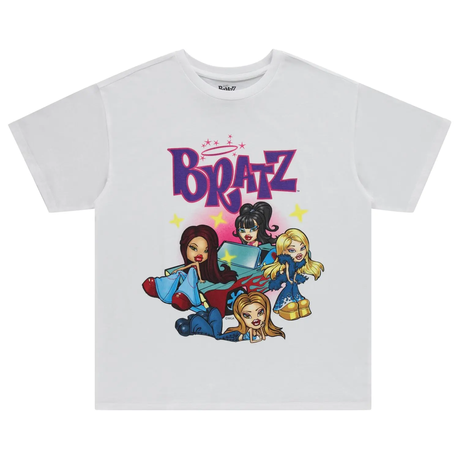 Ladies Original Bratz Dolls Shirt - Yasmin, Cloe, Jade, and Sasha