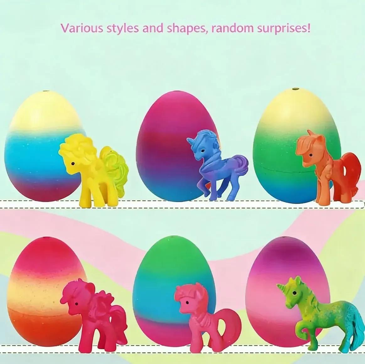 Easter Egg Hunt Surprise: Unicorn Hatching Eggs! These interactive toys grow 600% in water, offering engaging fun for kids. They're educational, perfect as fidget toys, and safe for children, a popular choice for Easter!