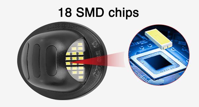 Nilight License Plate Lights Compatible with 1990-2003 2004 2005-2008 2009 2010 2011 2012 2013 2014 Ford F150 1999-2016 F250 F350 F450 F550 Super Duty with Red OLED Neon Tube 6000K White 2PCS Pack