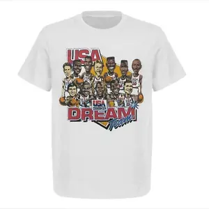 1992 Basketball Shirt – 90s Dream Team USA graphic tee, classic cotton, perfect for men and women. Crewneck Tshirt