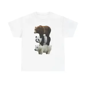 We Bears Realistic Cotton Animal T Shirt for Fans