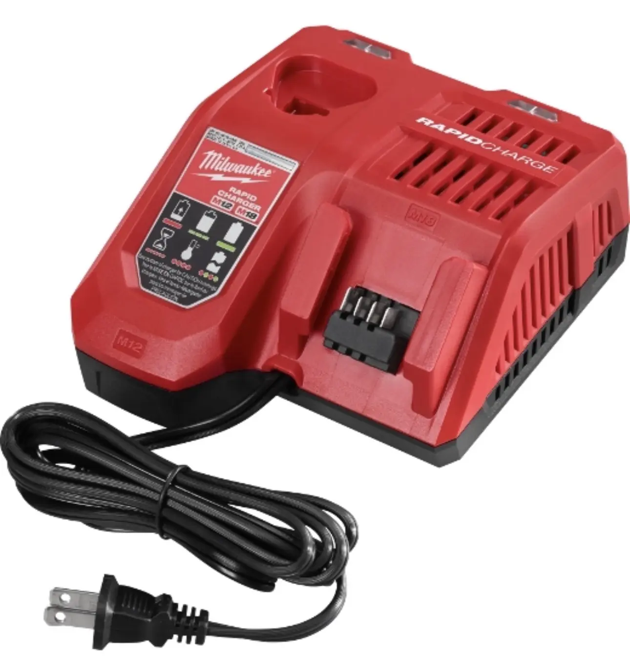 Milwaukee M12 and M18 RedLithium Charger Milwaukee M12 and M18 RedLithium Charger