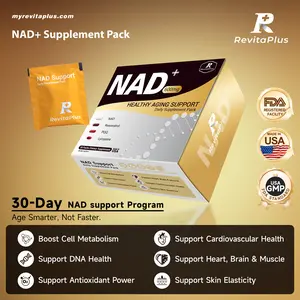 RevitaPlus NAD+ Support Daily Supplement Pack with Resveratrol Lycopene & PQQ for Energy Cellular Health & Healthy Aging 30-Day Wellness Pack