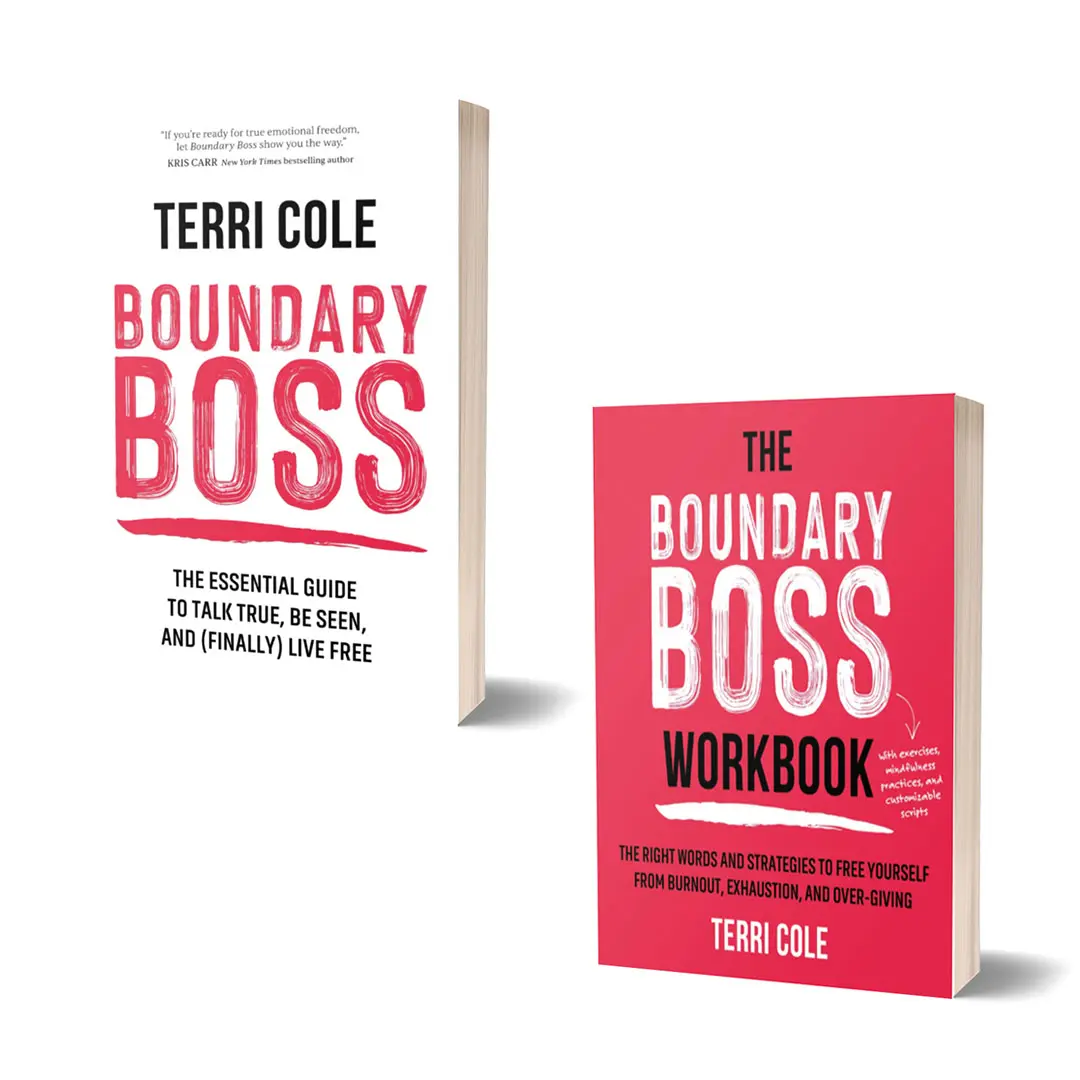 Boundary Boss Book & Workbook Bundle - TikTok Shop Exclusive, Softcover Self-Improvement Guide for Creating Healthy Boundaries