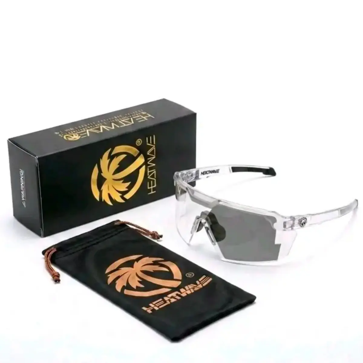 Z87 Rated Wraparound Safety Sunglasses, Full Frame Men's Accessories with UV400 Sun Protection for Professional Work & Outdoor Use, Protective Glasses, Heatwave Z87, Unisex, Uv400 Lens, Anti Fog Uv Protection Men's Sunglasses