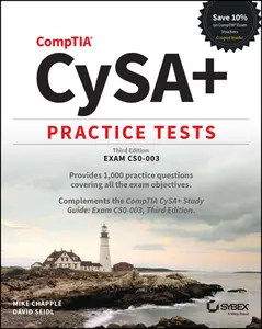USED Book - Comptia Cysa+ Practice Tests: Exam Cs0-003 by Chapple, Mike (Paperback) - english