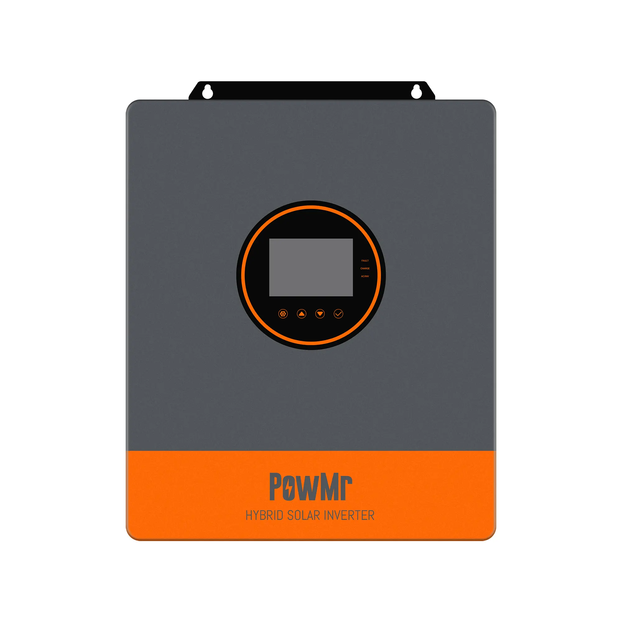 PowMr 48V 5200W Off Grid Hybrid Solar Inverter with 100A MPPT Solar Charge Controller, 120V/220V Split Phase (2 Pcs Require Parallel), 120-500V DC Max PV, LCD Display, Safety-Enhanced, 80A Compatibility, 10000W Capable, Works with Multiple Battery Types,,