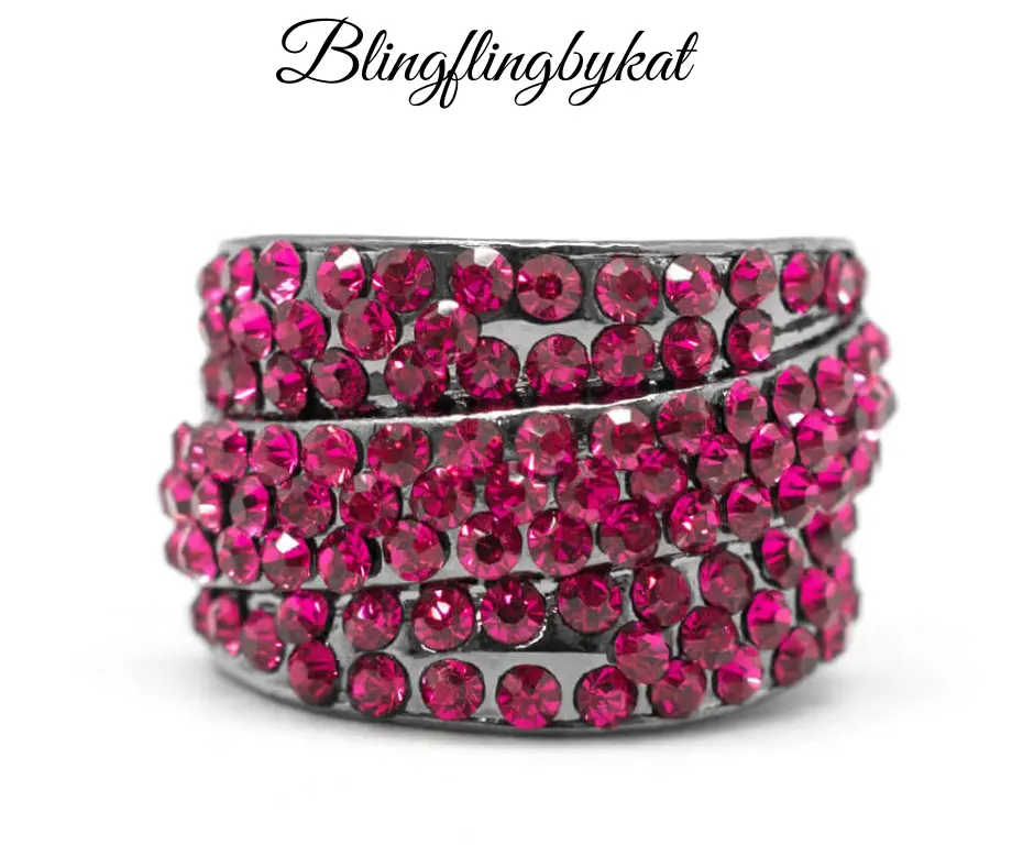 Paparazzi Accessories ✽ The Millionaires Club - Pink Ring✽Flat Rate Ship $4.50✽