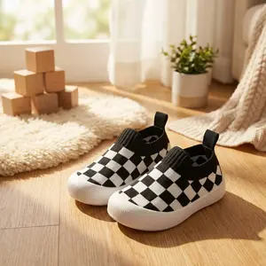 Baby Sneakers Toddler Shoes for Walking Boys Girls Lightweight Cozy Footwear for 6-36 Months Prewalker Outdoor Indoor Shoes for 0-3 Years Old