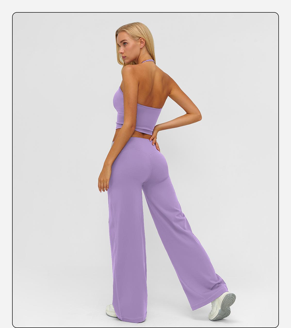 MFVIM Sporty Two-Piece Set Women’s Plain Crop Cami Top & Flare Leg Pants Sports Set, Sporty Casual Comfy Breathable Two-Piece Outfits for Yoga, Gym, Workout, Running, Gym Workout Clothes SpringStatements MFVIM Sporty Two-Piece Set Women’s Plain Crop Cami Top & Flare Leg Pants Sports Set, Sporty Casual Comfy Breathable Two-Piece Outfits for Yoga, Gym, Workout, Running, Gym Workout Clothes SpringStatements