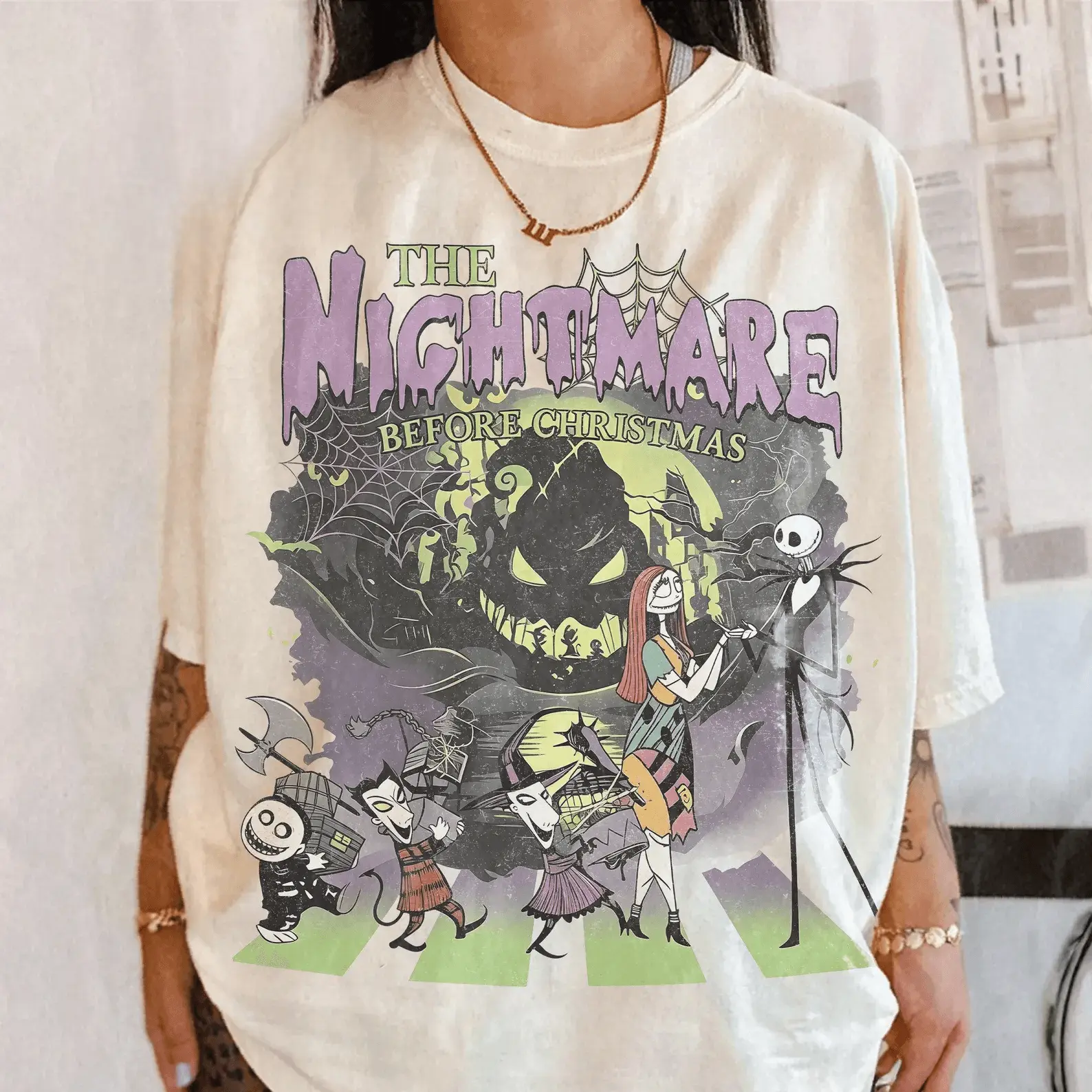 WDW Nightmare Before Christmas Shirt, Jack Skellington Sally Tee, Ogie Bogie Coquette Bow WDW Halloween Spooky Season Shirt