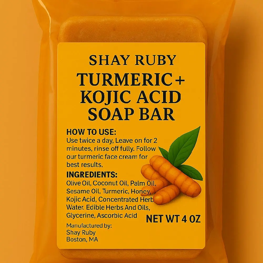 Turmeric soap